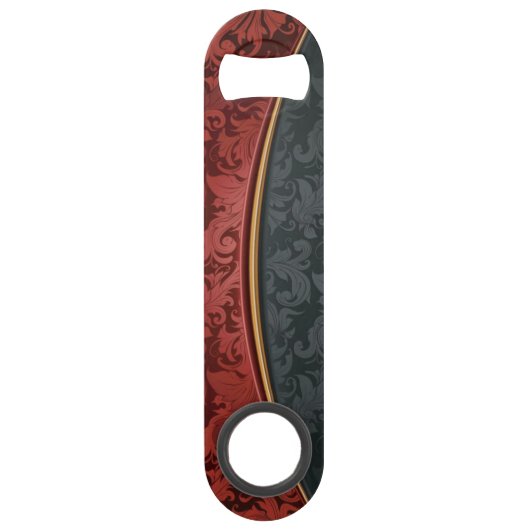  rood en zwart speed flessenopener (Voorkant)