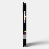 Rood en zwart vlinderpatroon Case-Mate iPhone case (Achterkant / Links)