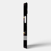 Rood en zwart vlinderpatroon Case-Mate iPhone case (Achterkant / Rechts)