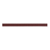 Rood en zwart-wit grosgrain lint (Voorkant)