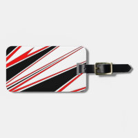 Rood en zwart zig-zag Design van AOM