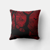 Rood- en zwarte bomen en vleermuizen kussen (Achterkant)