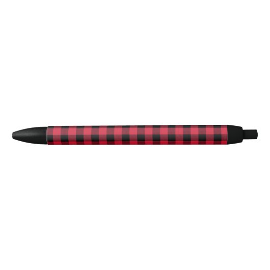 Rood- en zwarte buffelpennen inkt pen (Voorkant)