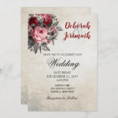 Rood- en zwarte Rozen Kaart (Voorkant / Achterkant)