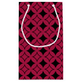 Rood- en zwarte schild klein cadeauzakje (Achterkant)