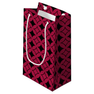 Rood- en zwarte schild klein cadeauzakje