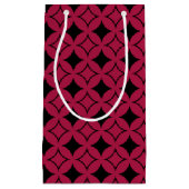 Rood- en zwarte schild klein cadeauzakje (Voorkant)