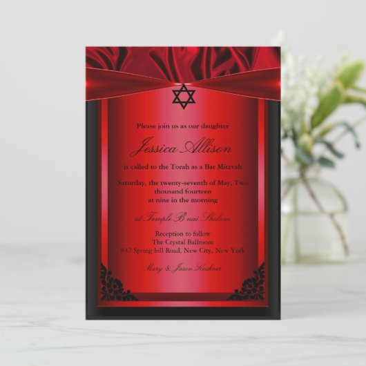 Rood- en zwarte-zijdevleermuis kaart (Staand voorkant)