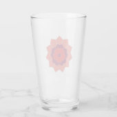 Rood enkelvoudig pint glas (Achterkant)