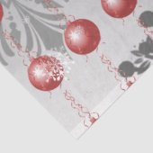 Rood Fancy kerstsierpapier Tissuepapier (Detail)