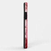  rood floraalpatroon met schors Case-Mate iPhone case (Achterkant/rechts)