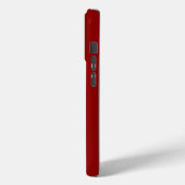 Rood fluweel effen kleur | Klassiek | Elegant Case-Mate iPhone Case (Achterkant / Links)