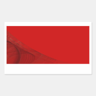 Rood Fractal Background Rectangle Sticker