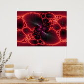 Rood frax poster (Keuken)