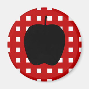 Rood gecontroleerd met Apple Silhouette Magneet