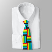 rood geel blauw zwart stropdas (Gebonden)