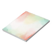 Rood Geel Blush Tie Dye Notitieblok (Gedraaid)