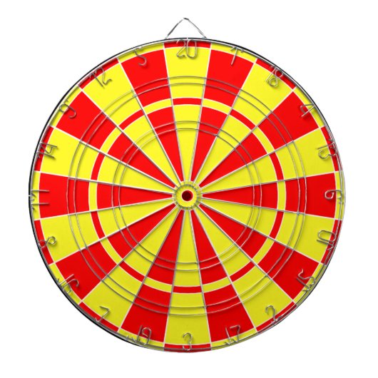 Rood & Geel Dartbord (Voorkant)