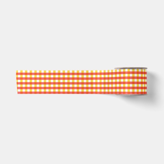 Rood Geel Gingham Rut   Lint (Voorkant)