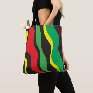Rood Geel Groen Zwart Rasta Golf Draagtas
