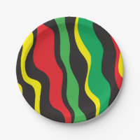 Rood Geel Groen Zwart Rasta Golf Feest