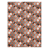 Rood Geel Hollywood Regency Tafelkleed (Voorkant)