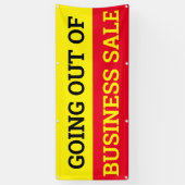 Rood geel, rood, groot spandoek (Verticaal)