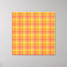 Rood Geel Schach Abstract Patroon