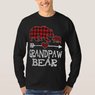 Rood geplakt Beer één snijpunt met buffel P T-shirt