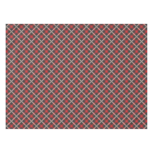 Rood geplakt flat-panelaanstekerontwerp tafelkleed (Voorkant (Horizontaal))