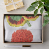 Rood geraniumbotanisch 10 x 15-inch weefselpapier tissuepapier (Geschenk)