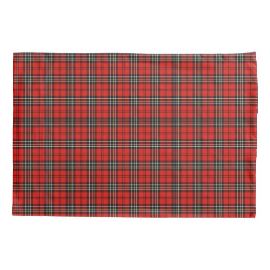 rood geruite patroon kussensloop (Achterkant)