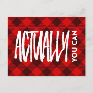 Rood gespeeld eigenlijk kun je aanmoedigend citaat briefkaart