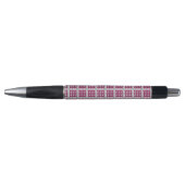 rood gestippeld patroon pen (Voorkant)
