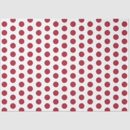 Rood gestippeld tissuepapier
