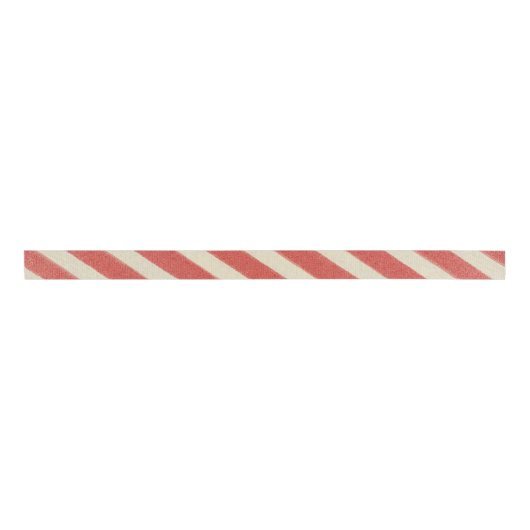 rood gestreept 1,5-inch geslepen koolstof grosgrain lint (Voorkant)