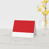 Rood gestreept kaart (Gele Bloem)