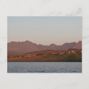 Rood getinte Cuillin Heuvels Skye Majestueuze Outd Briefkaart