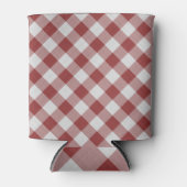 rood gingham patroon blikjeskoeler (Voorkant)