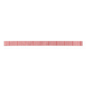 Rood Gingham Satijnen Lint (Voorkant)