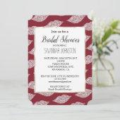 Rood Glam Diamond Lips Kaart (Staand voorkant)