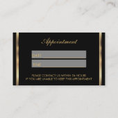 Rood Glitter Lips Appointplan Afsprakenkaartje (Achterkant)