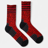 rood glitterhart sokken (Rechts)