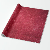 Rood glitterpapier cadeaupapier (Uitgerold)