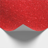 Rood glitterpapier voor kerstinpakken cadeaupapier (Hoek)