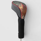 Rood Golfheadcover (Schuin)