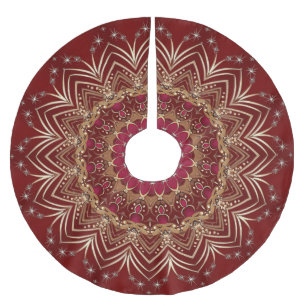 Rood Goud Decoratieve Boomrok Kerstboom Rok