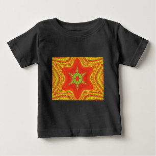 Rood Goud Groen Mandala Art Print