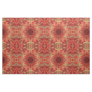 rood goud groene stof, kleurrijk huis textiel stof