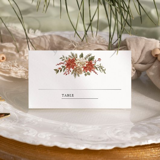 Rood Goud Kerst Bloemen Huwelijk